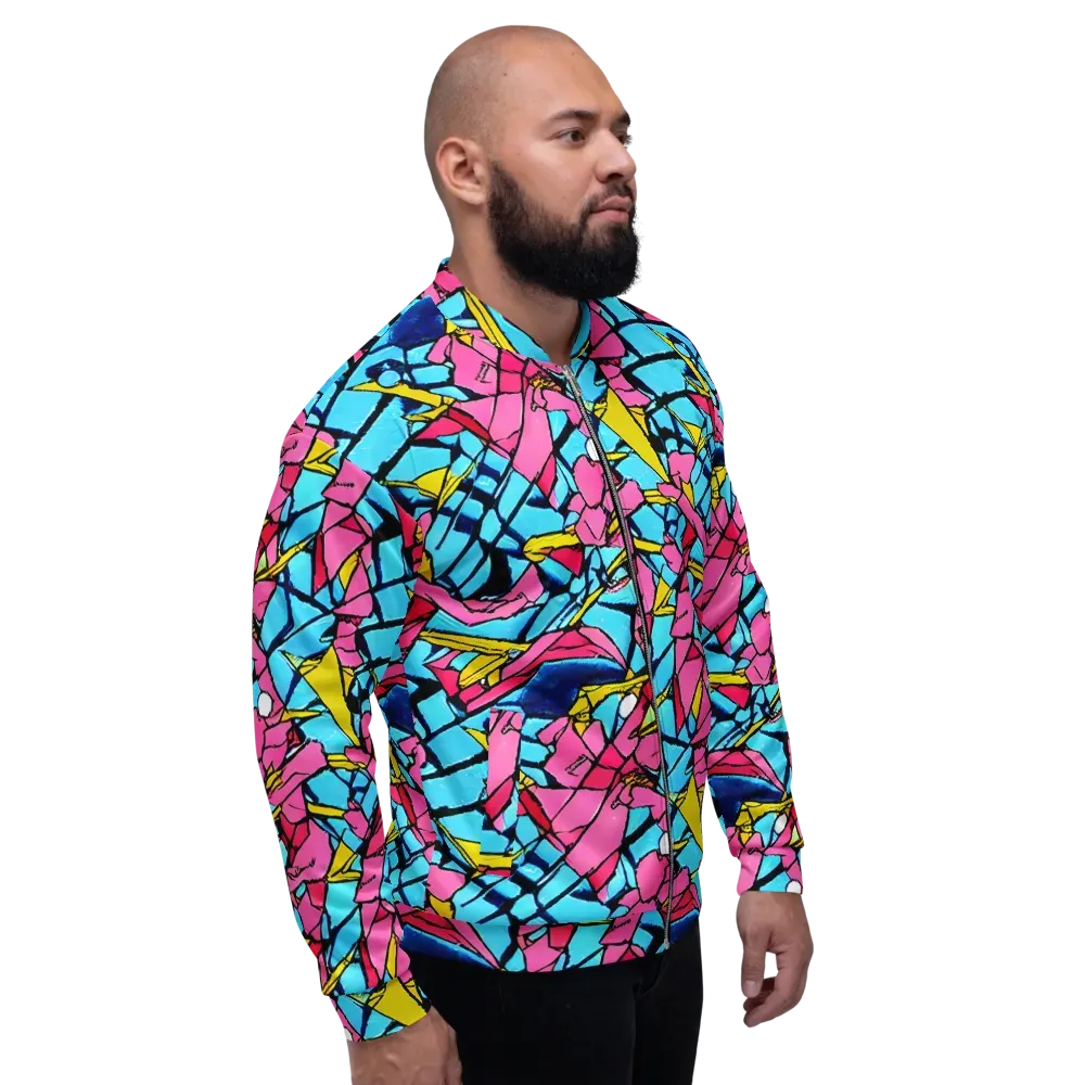 Barbier Bloom on Bomber Jacket — Right