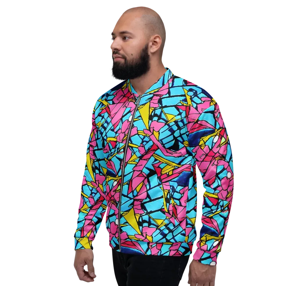 Barbier Bloom on Bomber Jacket — Left