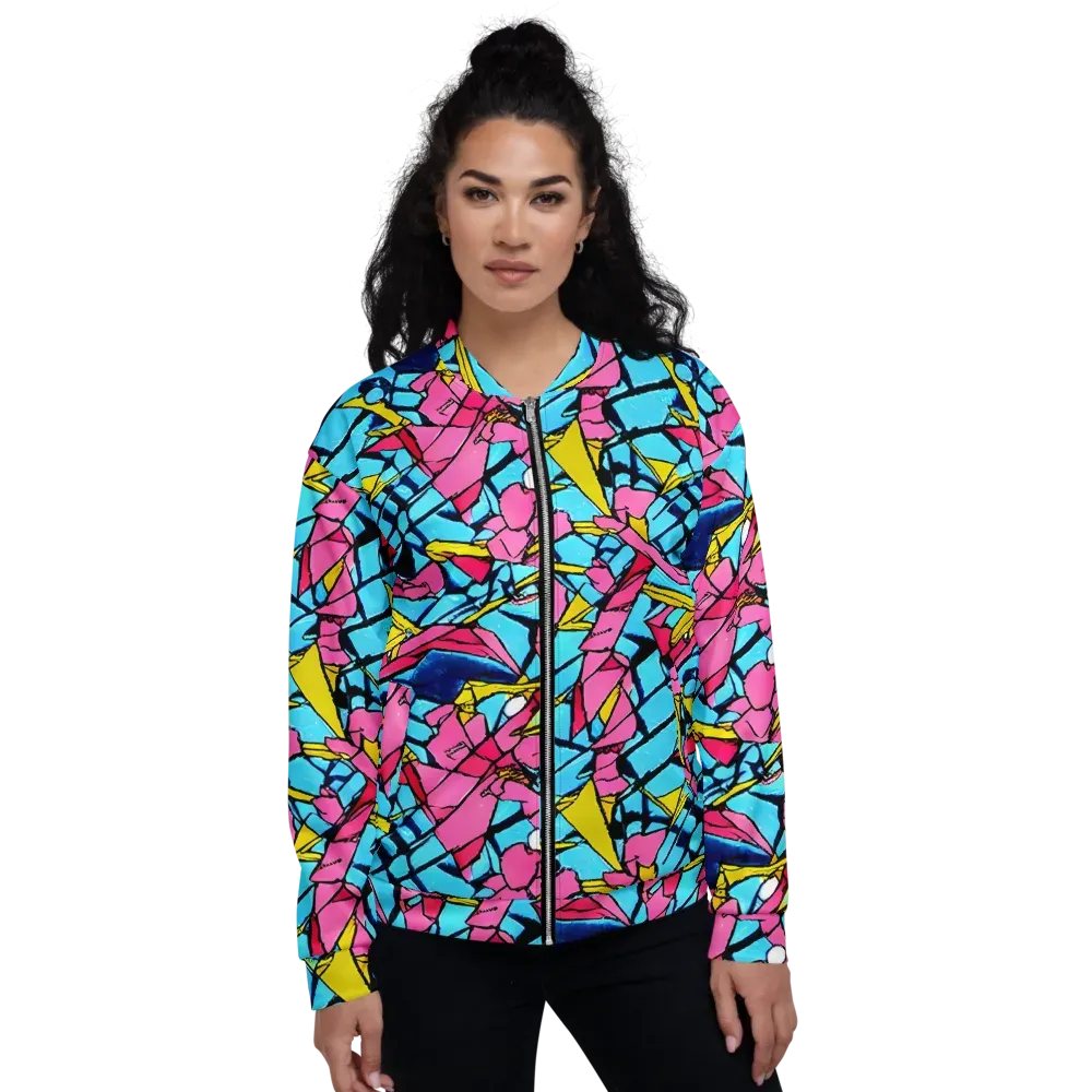 Barbier Bloom on Bomber Jacket — Front