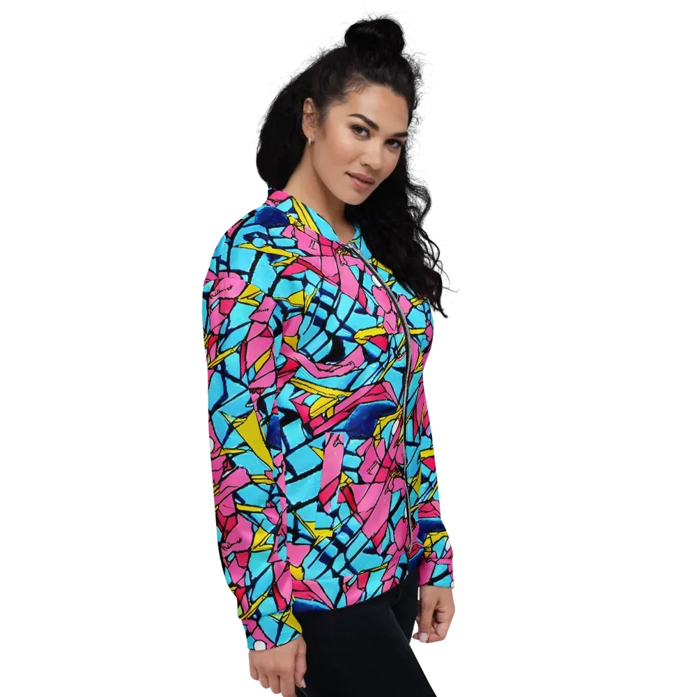 Barbier Bloom on Bomber Jacket — Right