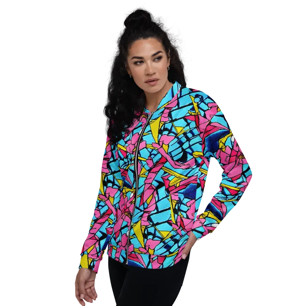 Barbier Bloom on Bomber Jacket — Left