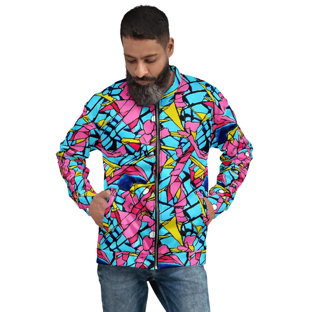 Barbier Bloom on Bomber Jacket — Front