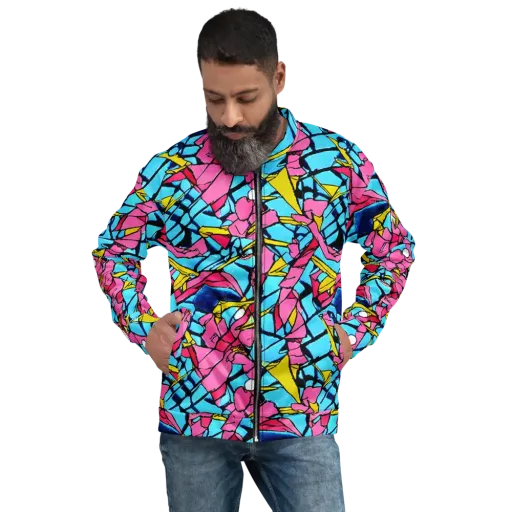 Barbier Bloom on a Bomber Jacket