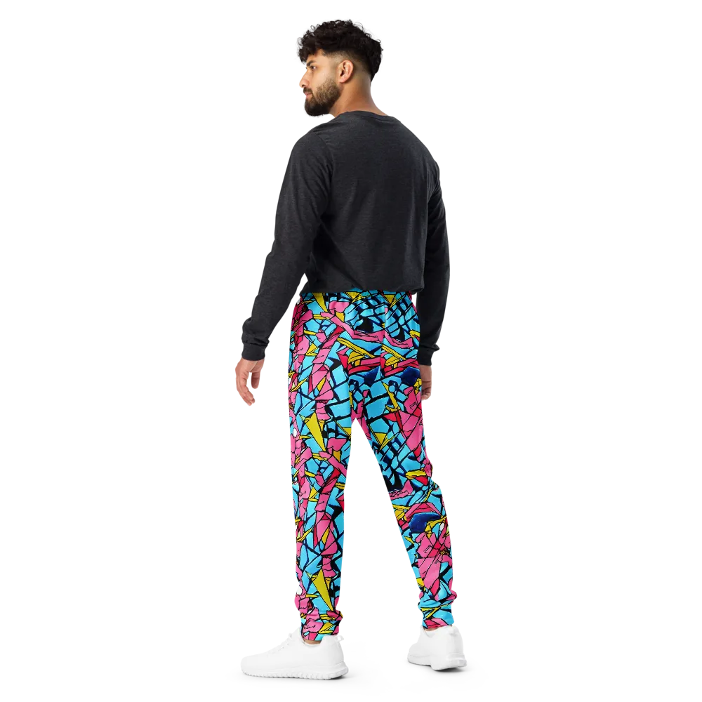 Barbier Bloom on Men's Joggers — Back