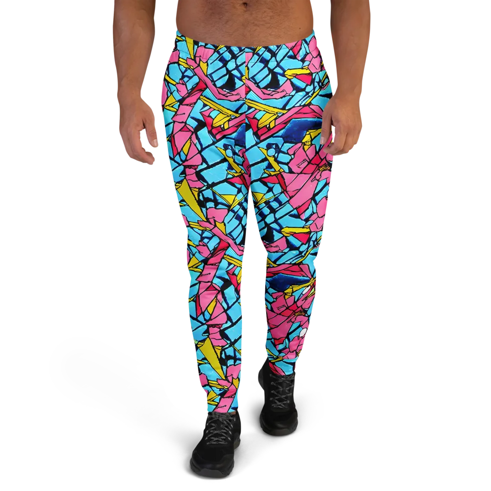 Barbier Bloom on Men's Joggers — Front