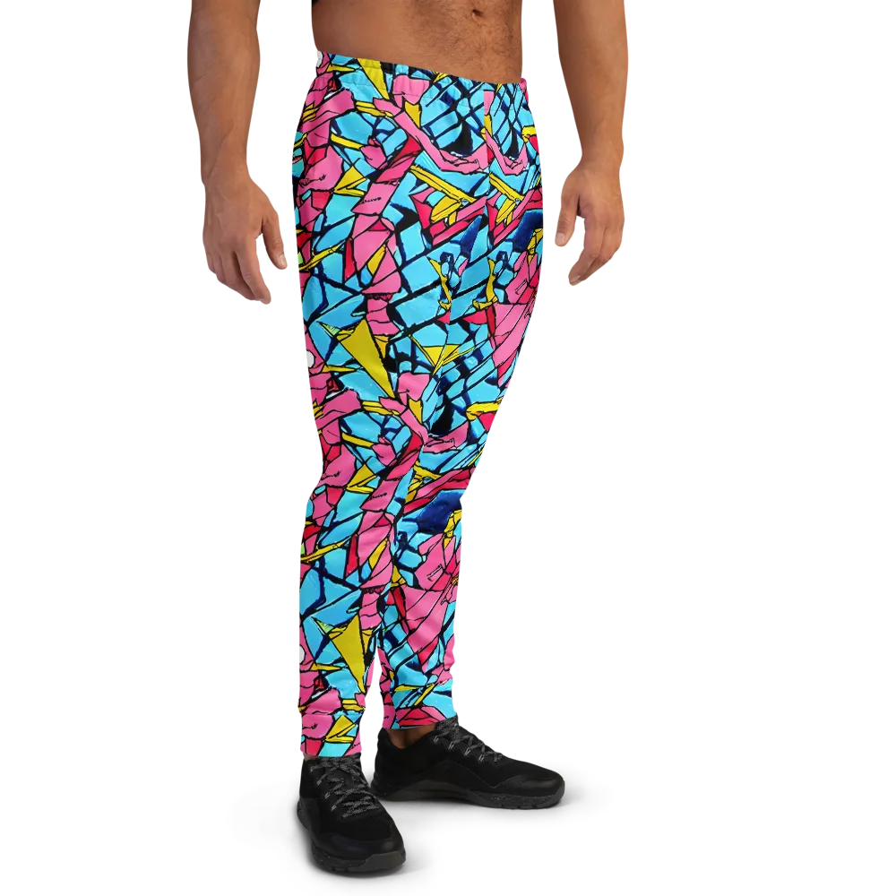 Barbier Bloom on Men's Joggers — Right