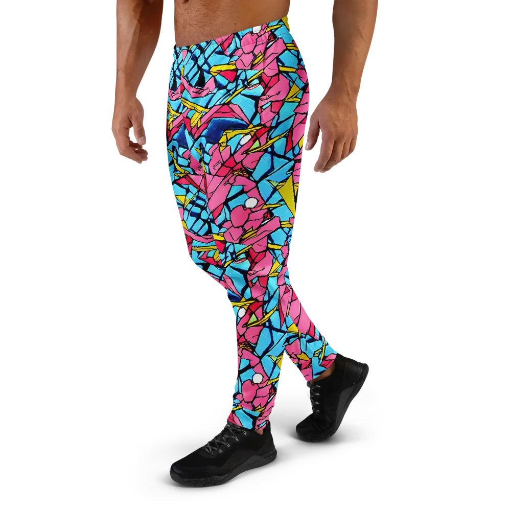 Barbier Bloom on Men's Joggers — Left