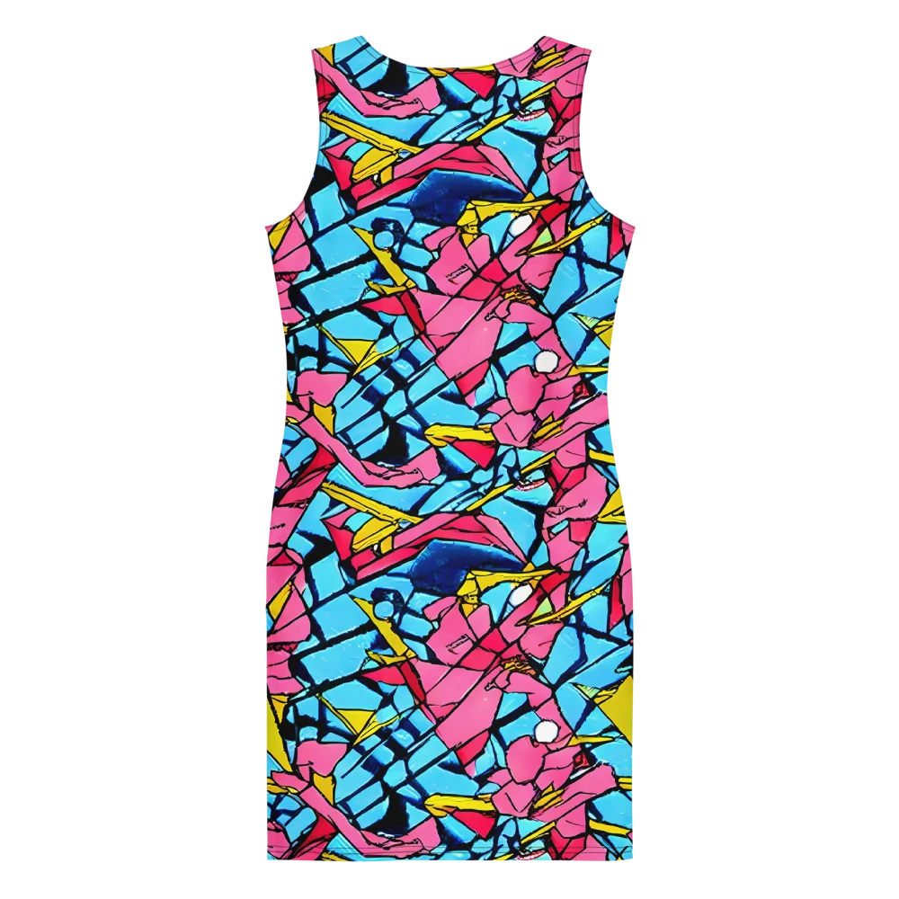 Barbier Bloom on Bodycon Dress — Back