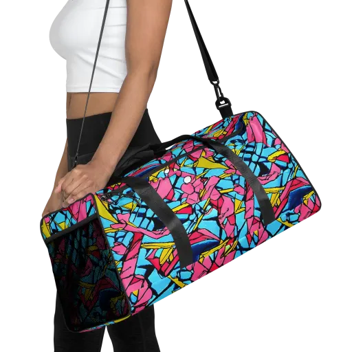 Barbier Bloom on a Duffle Bag