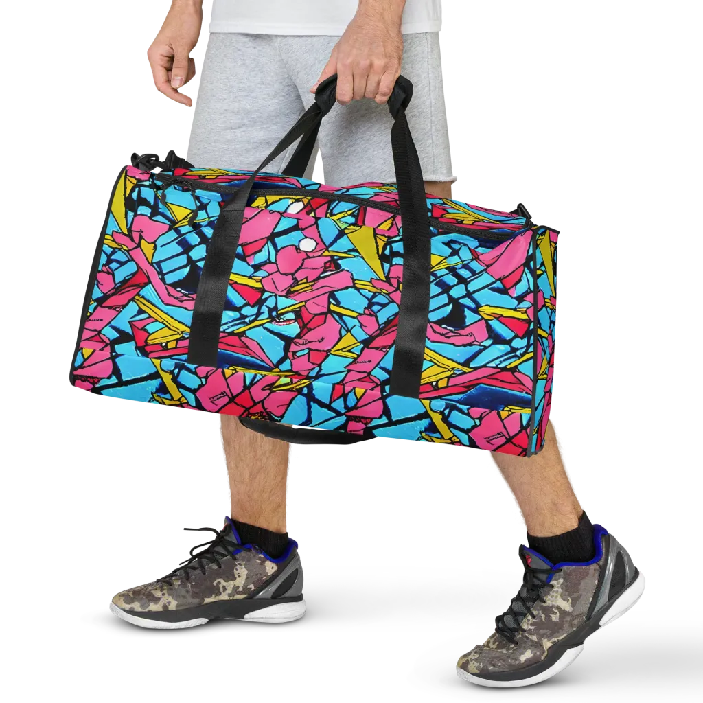 Barbier Bloom on Duffle Bag — Front
