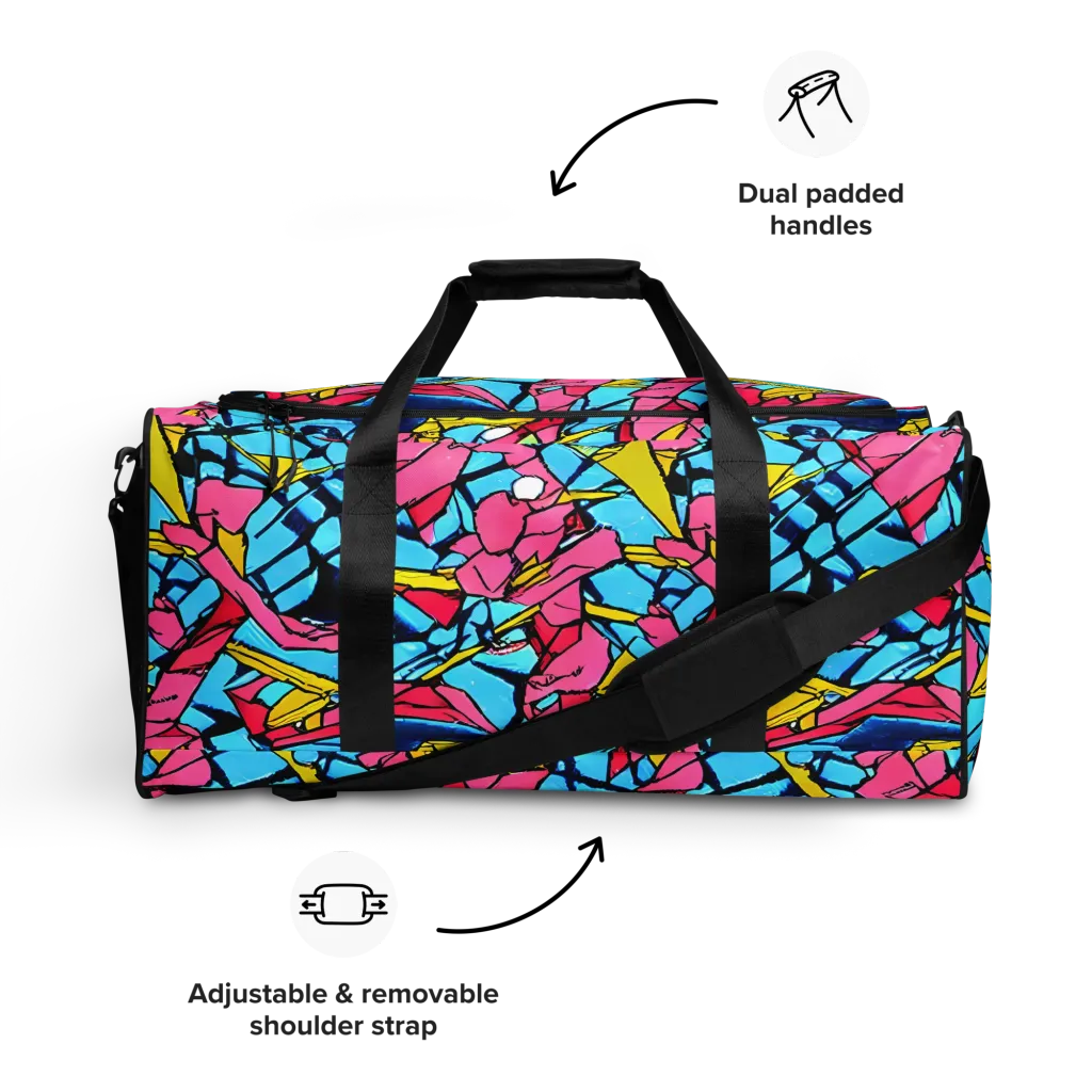Barbier Bloom on Duffle Bag — Front