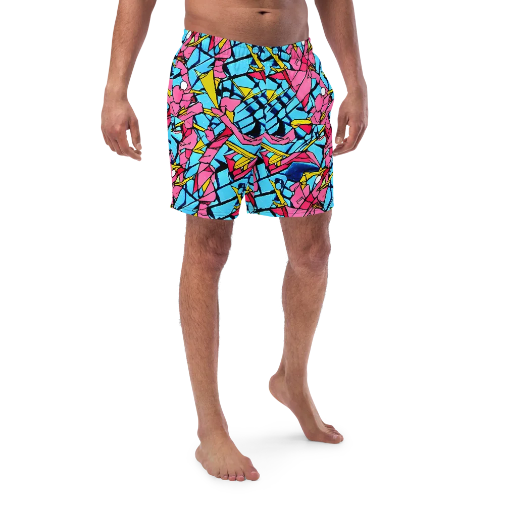 Barbier Bloom on Swim Trunks — Front