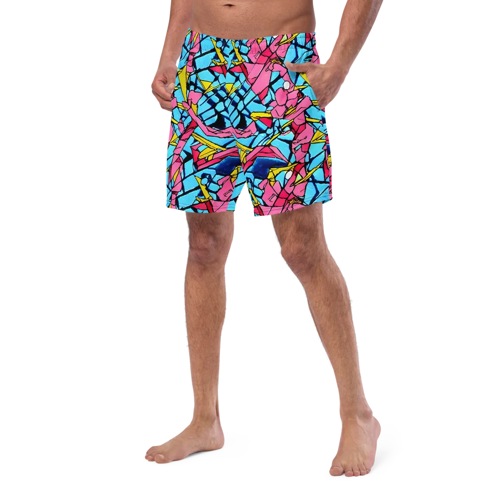 Barbier Bloom on Swim Trunks — Left Front