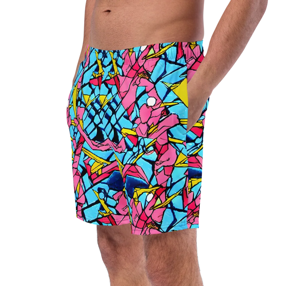 Barbier Bloom on Swim Trunks — Left Front