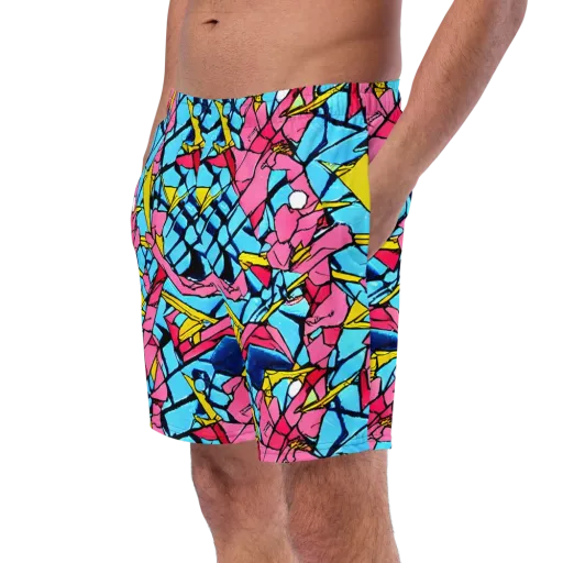 Barbier Bloom on a Swim Trunks