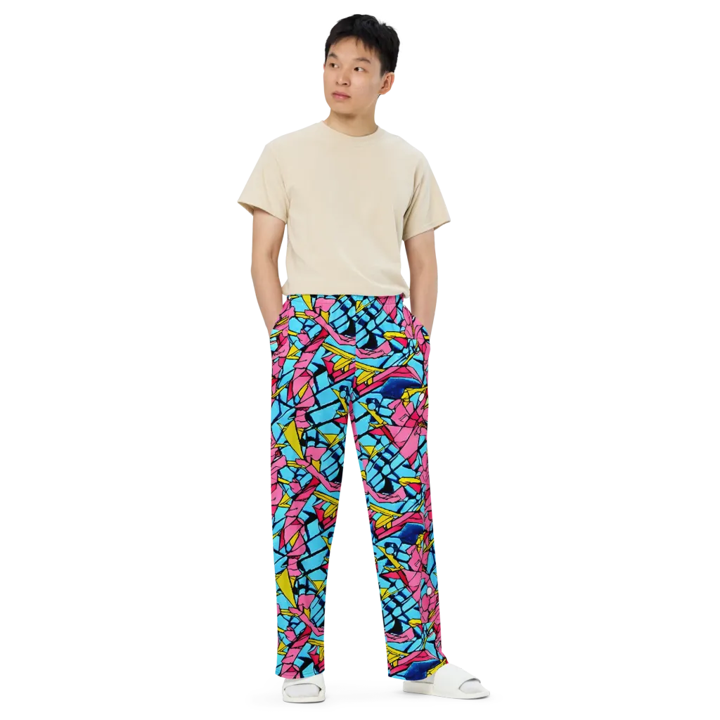 Barbier Bloom on Wide-Leg Pants — Front