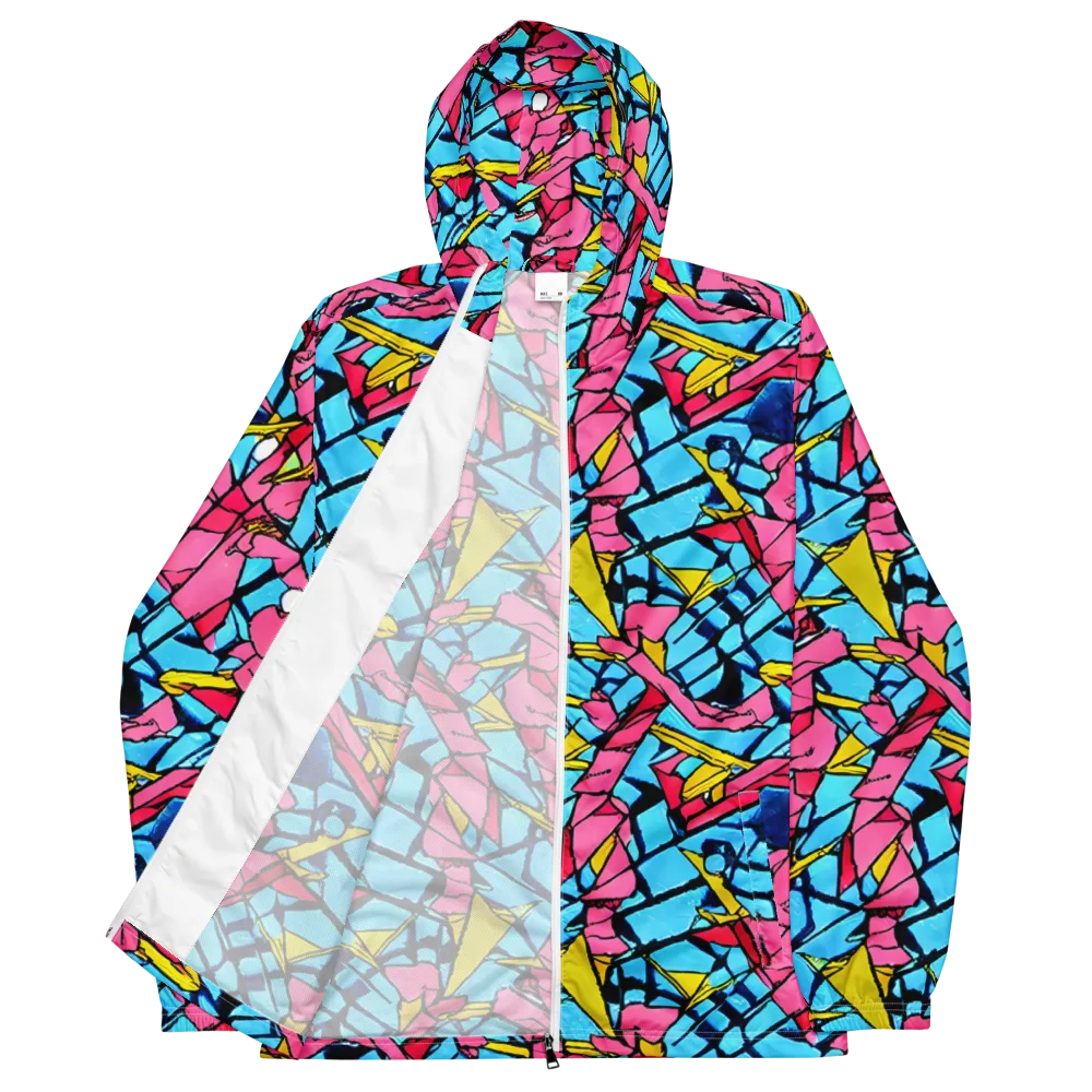Barbier Bloom on Men's Windbreaker — Front