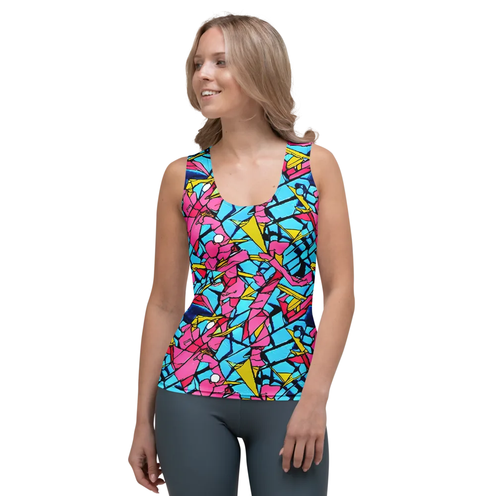 Barbier Bloom on Women's Tank Top — Front