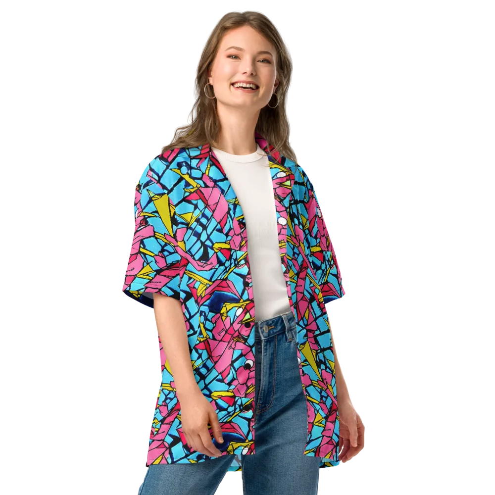 Barbier Bloom on Button Shirt — Front
