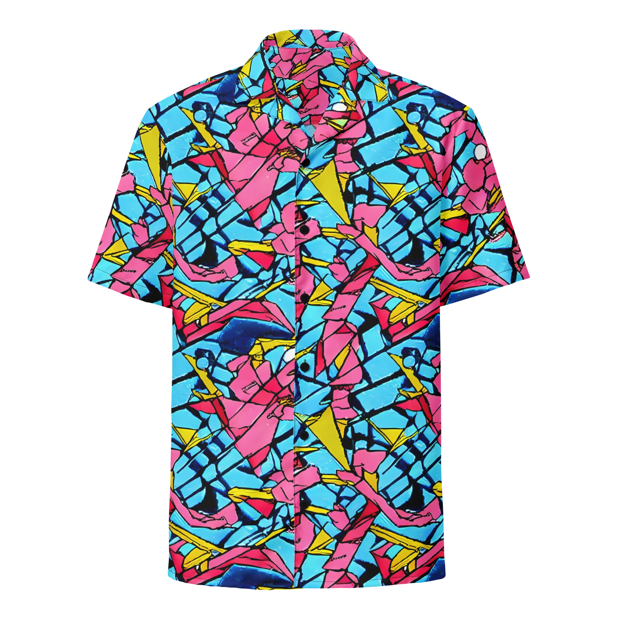 Barbier Bloom on Button Shirt — Front
