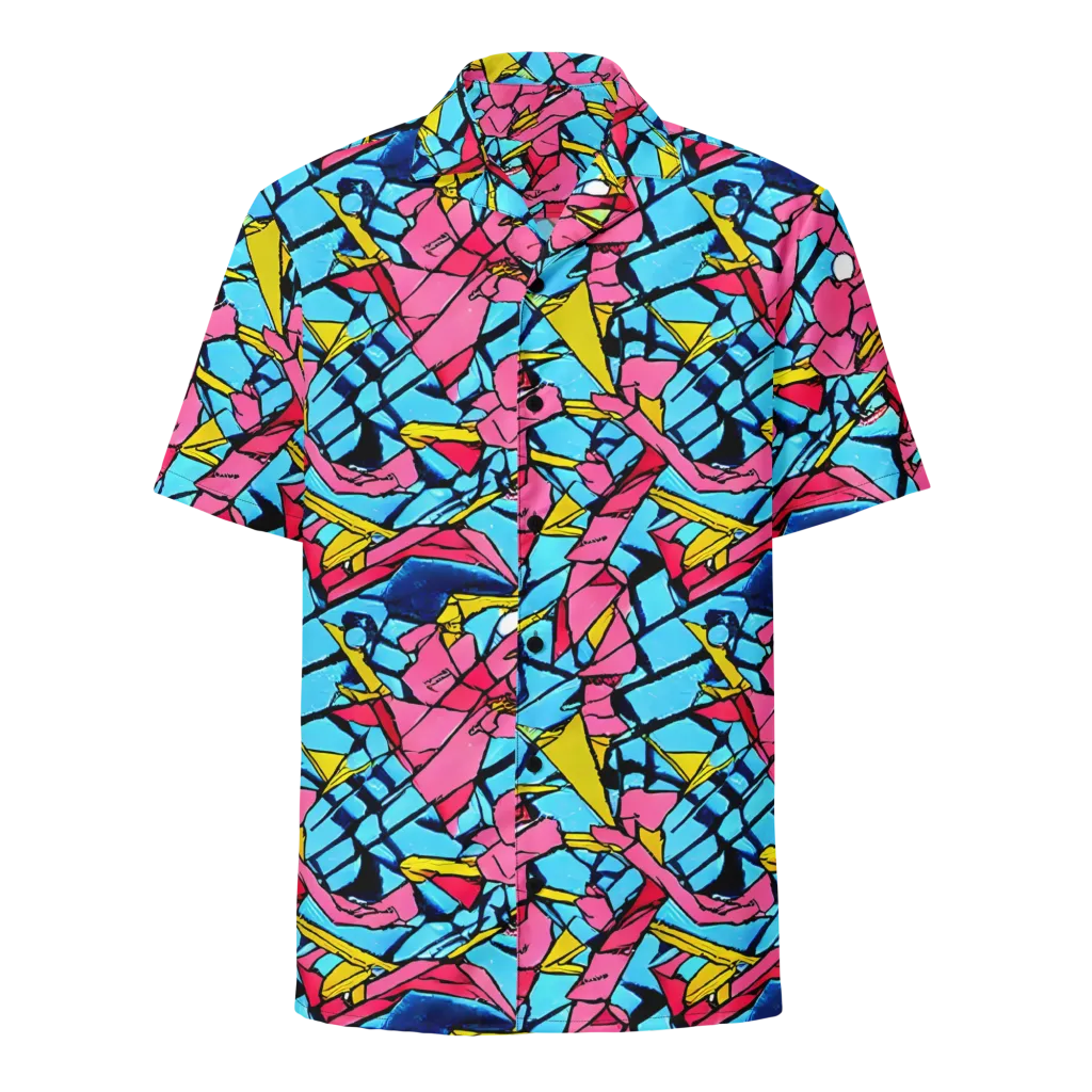 Barbier Bloom on Button Shirt — Front