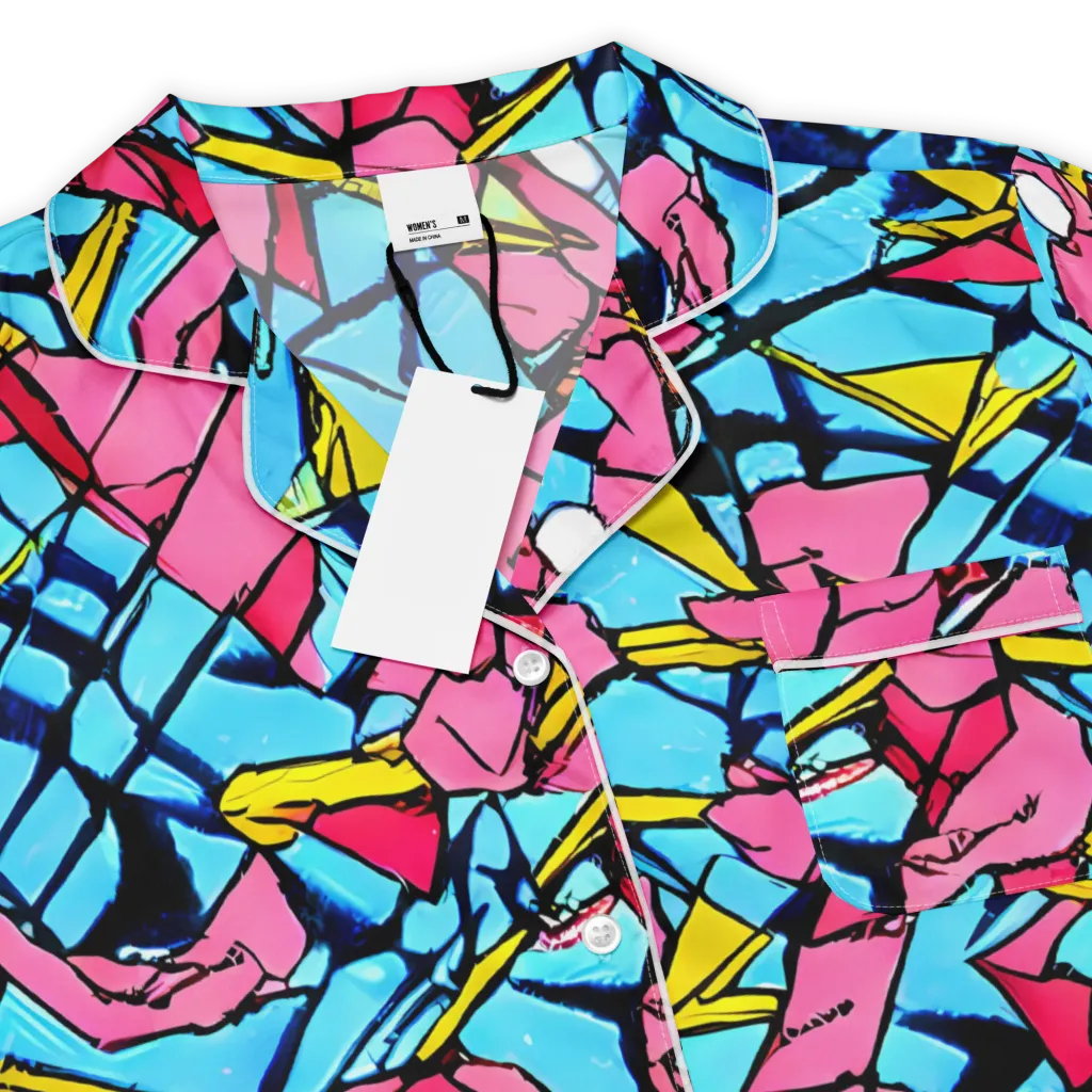 Barbier Bloom on Women's Short Sleeve Pajama Top — Product details