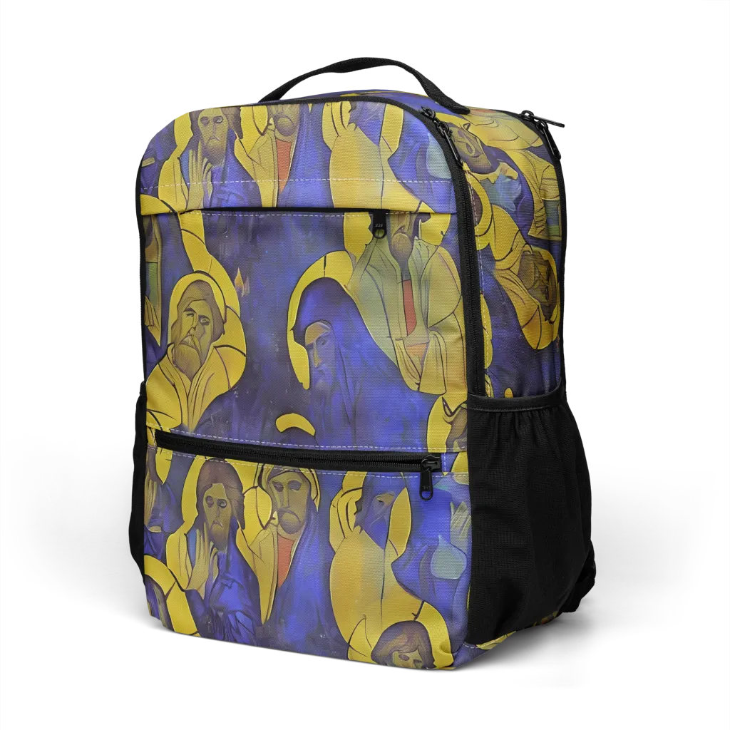 Divine Reverie on Utility Backpack — Left Front