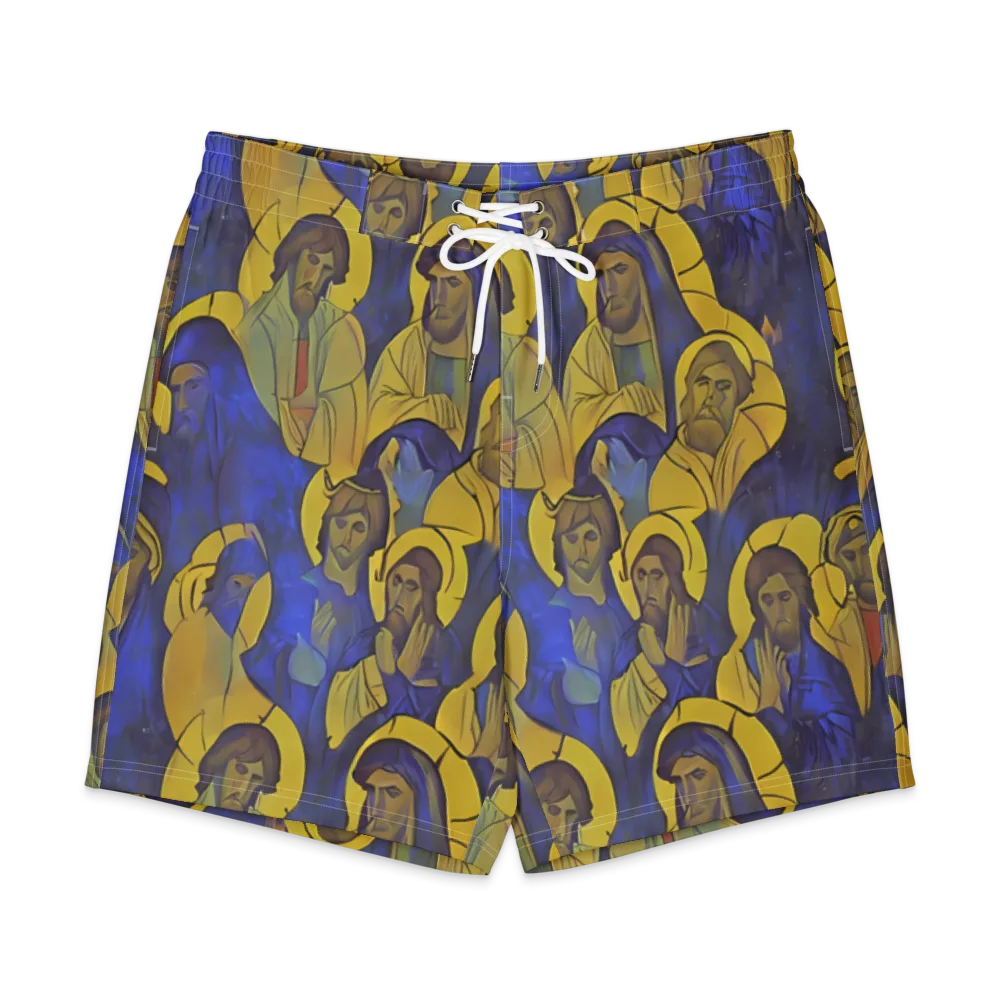 Divine Reverie on Men's Board Shorts — Front