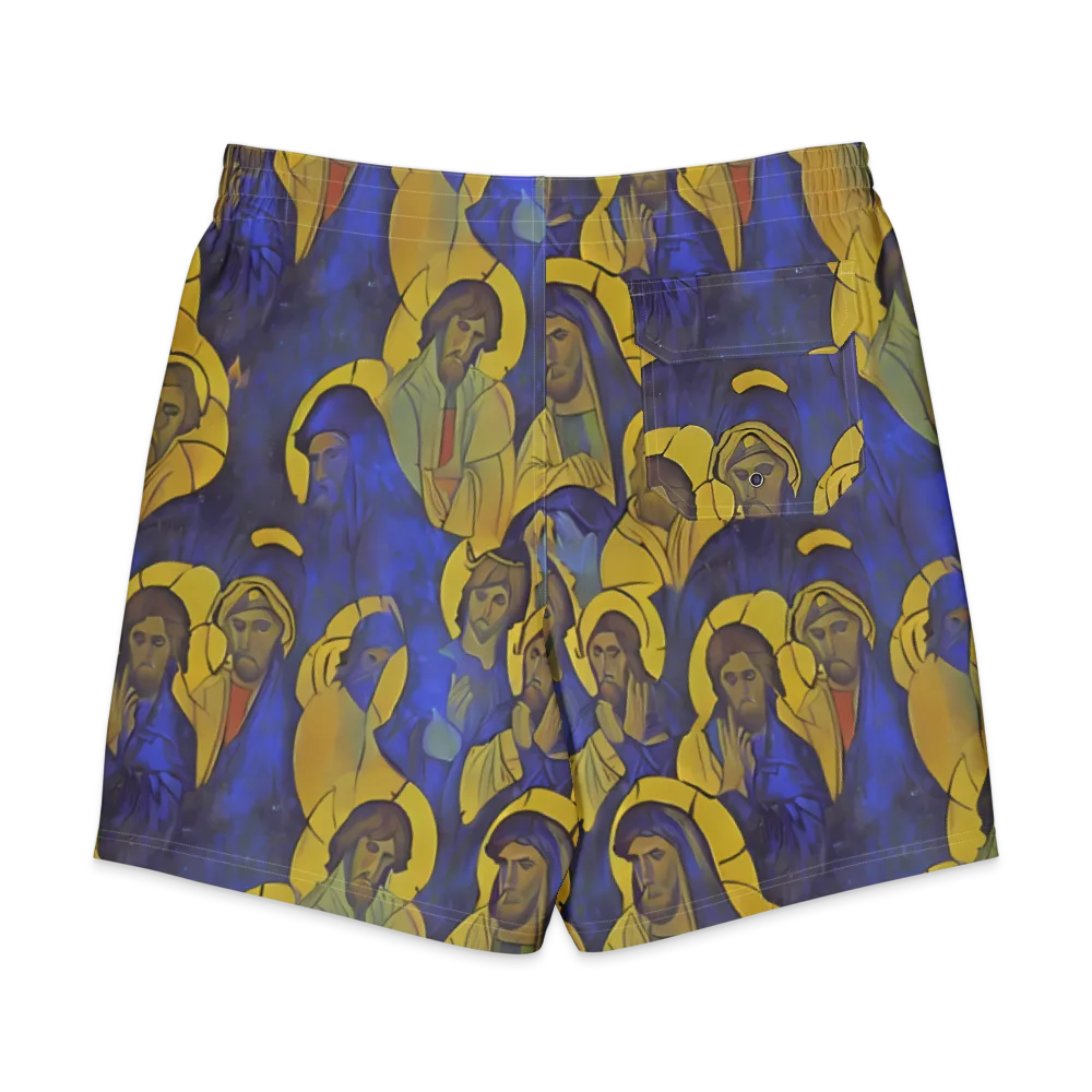 Divine Reverie on Men's Board Shorts — Back
