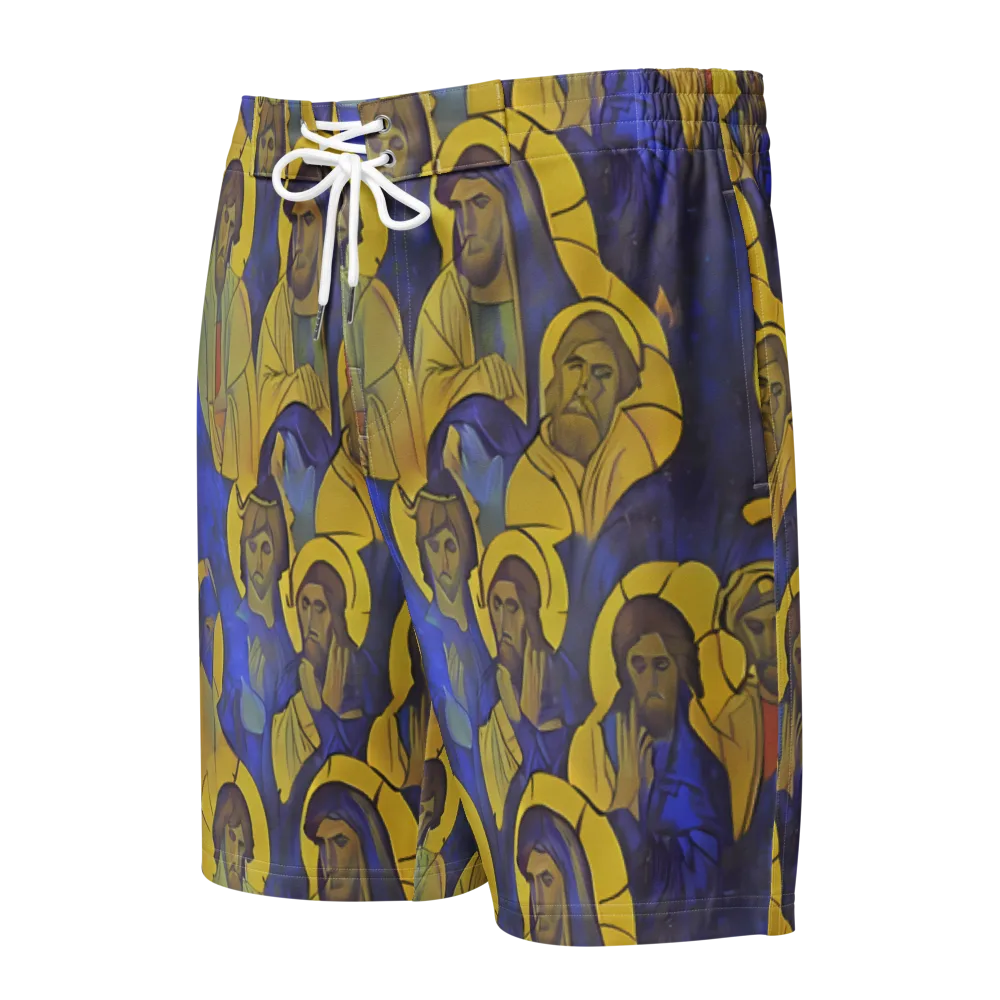 Divine Reverie on Men's Board Shorts — Front