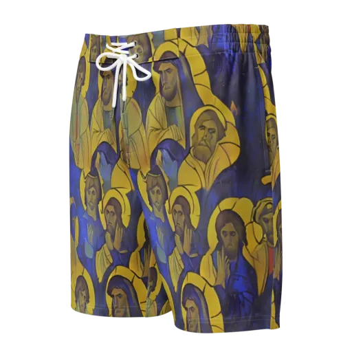 Divine Reverie on a Men's Board Shorts