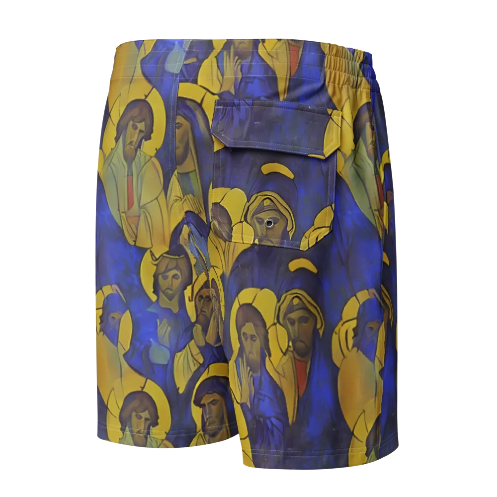 Divine Reverie on Men's Board Shorts — Back
