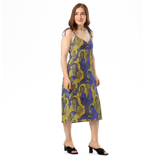Divine Reverie on a Slip Dress