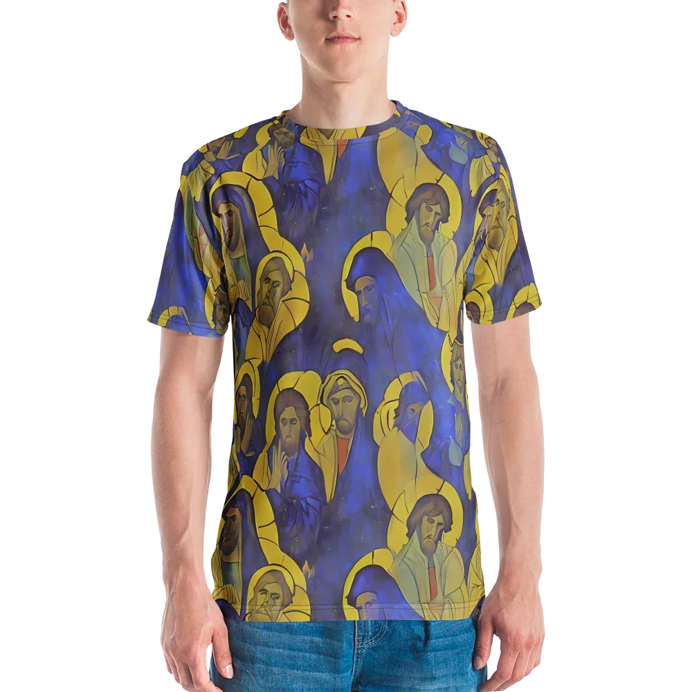 Divine Reverie on Men's Crew Neck T-Shirt — Front