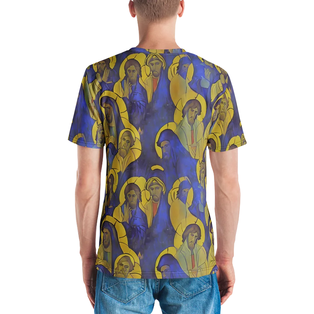 Divine Reverie on Men's Crew Neck T-Shirt — Back