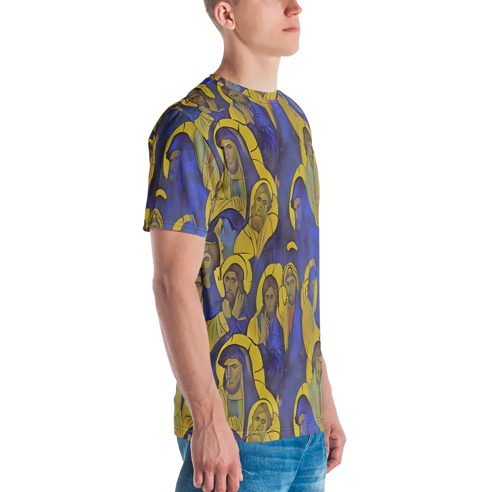 Divine Reverie on Men's Crew Neck T-Shirt — Right