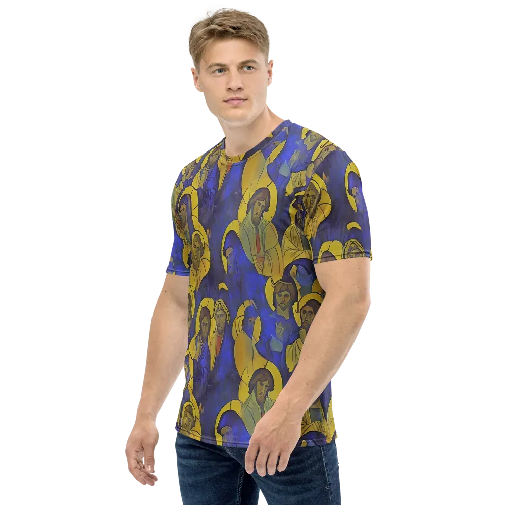 Divine Reverie on Men's Crew Neck T-Shirt — Left