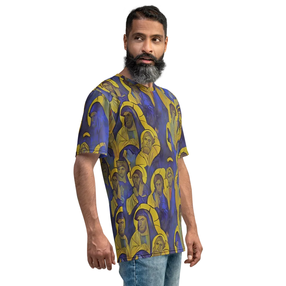 Divine Reverie on Men's Crew Neck T-Shirt — Right