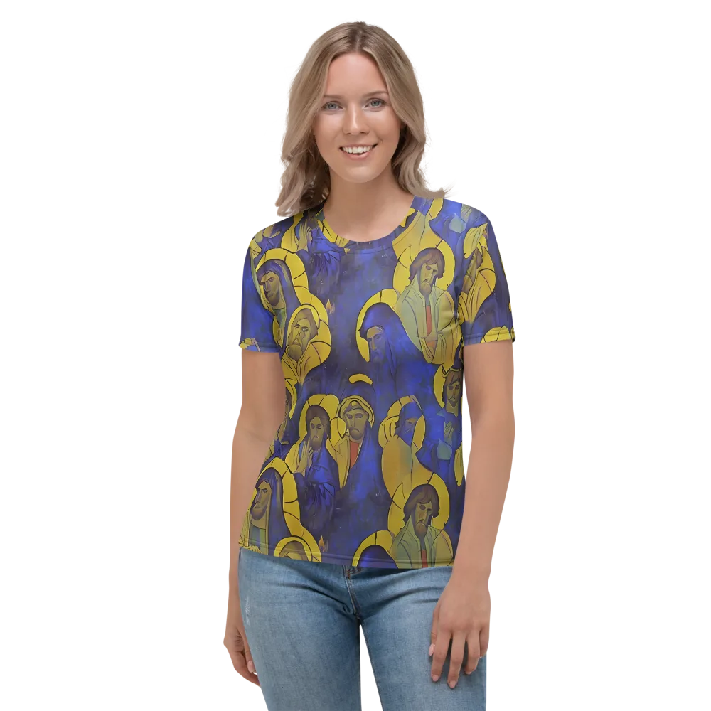 Divine Reverie on Women's Crew Neck T-Shirt — Front