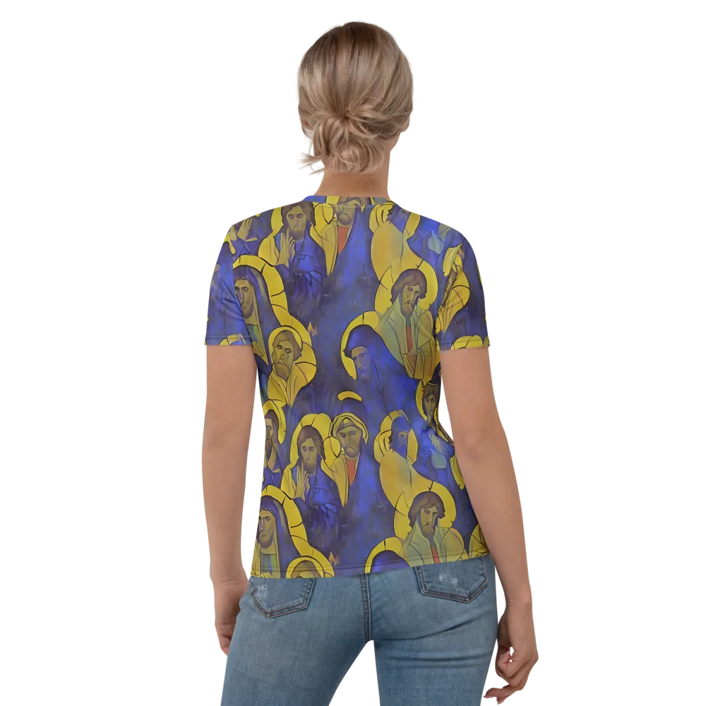 Divine Reverie on Women's Crew Neck T-Shirt — Back