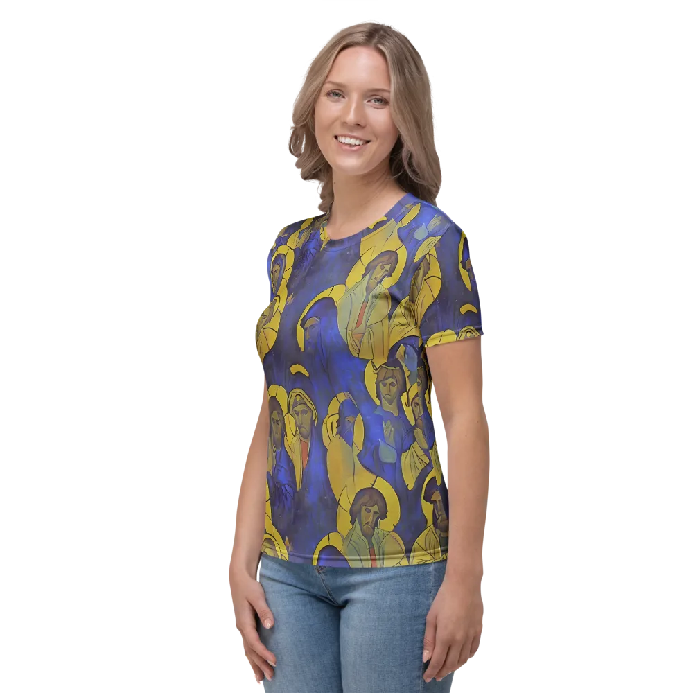 Divine Reverie on Women's Crew Neck T-Shirt — Left