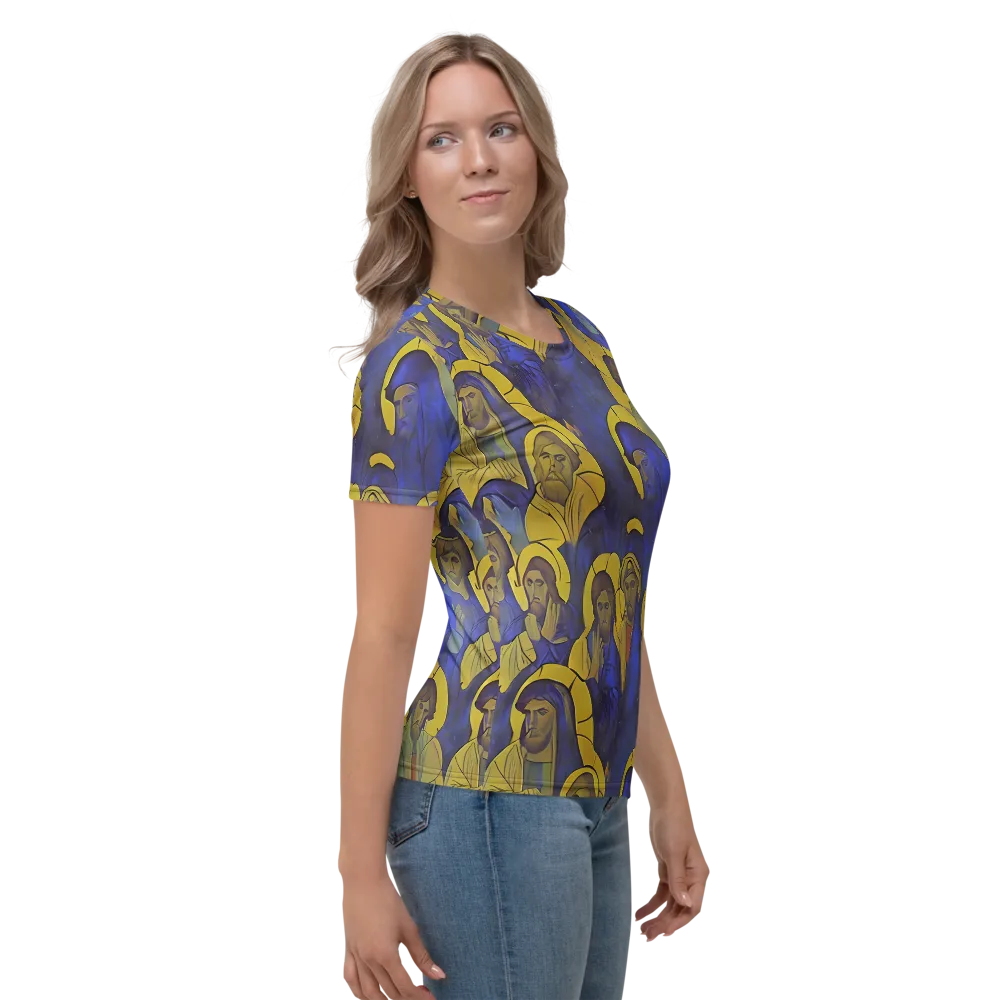 Divine Reverie on Women's Crew Neck T-Shirt — Right