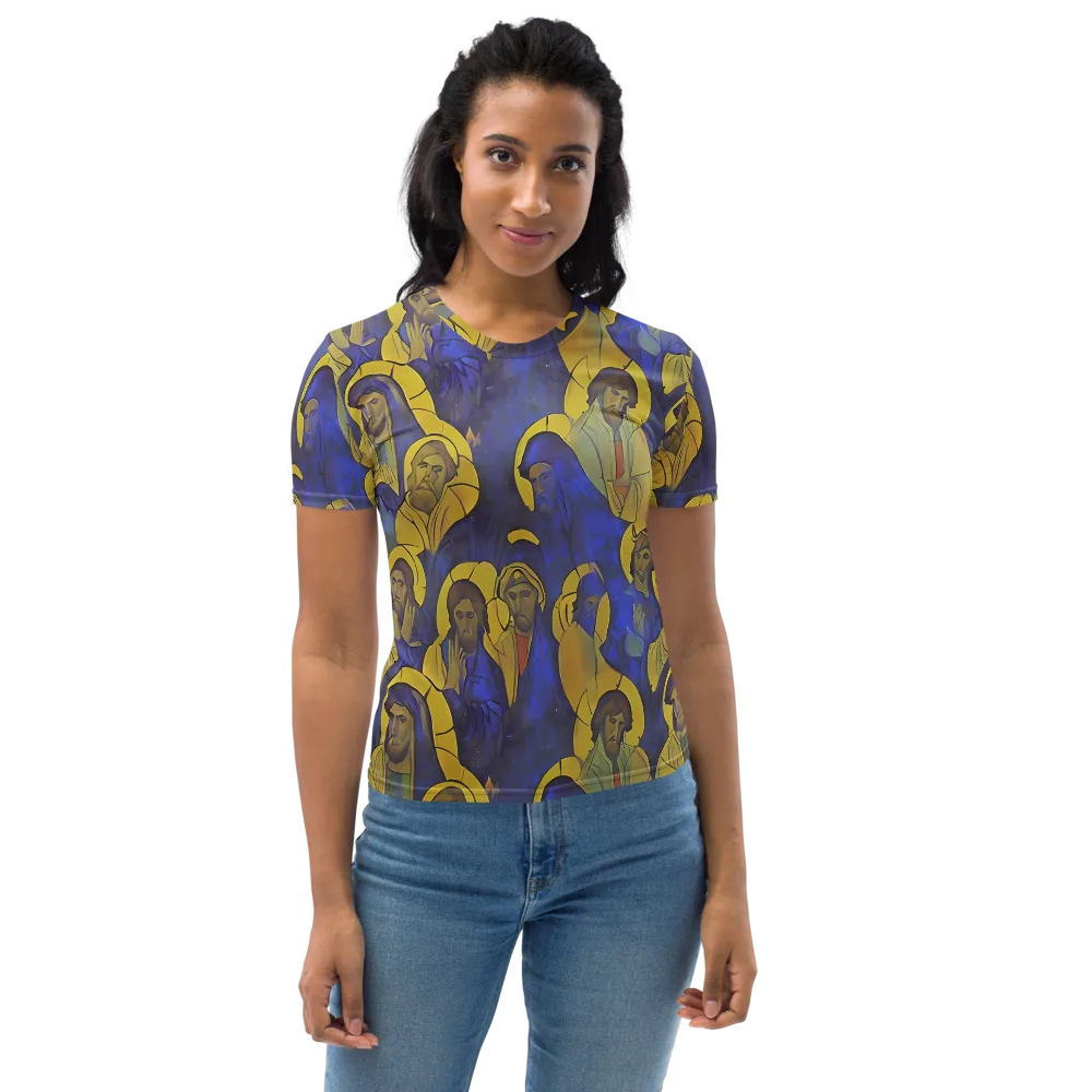 Divine Reverie on Women's Crew Neck T-Shirt — Front