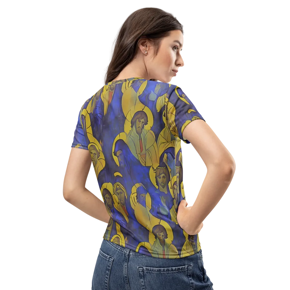 Divine Reverie on Women's Crew Neck T-Shirt — Back