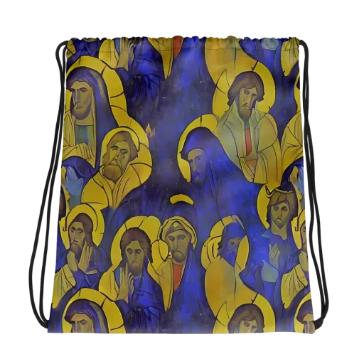 Divine Reverie on a Drawstring Bag