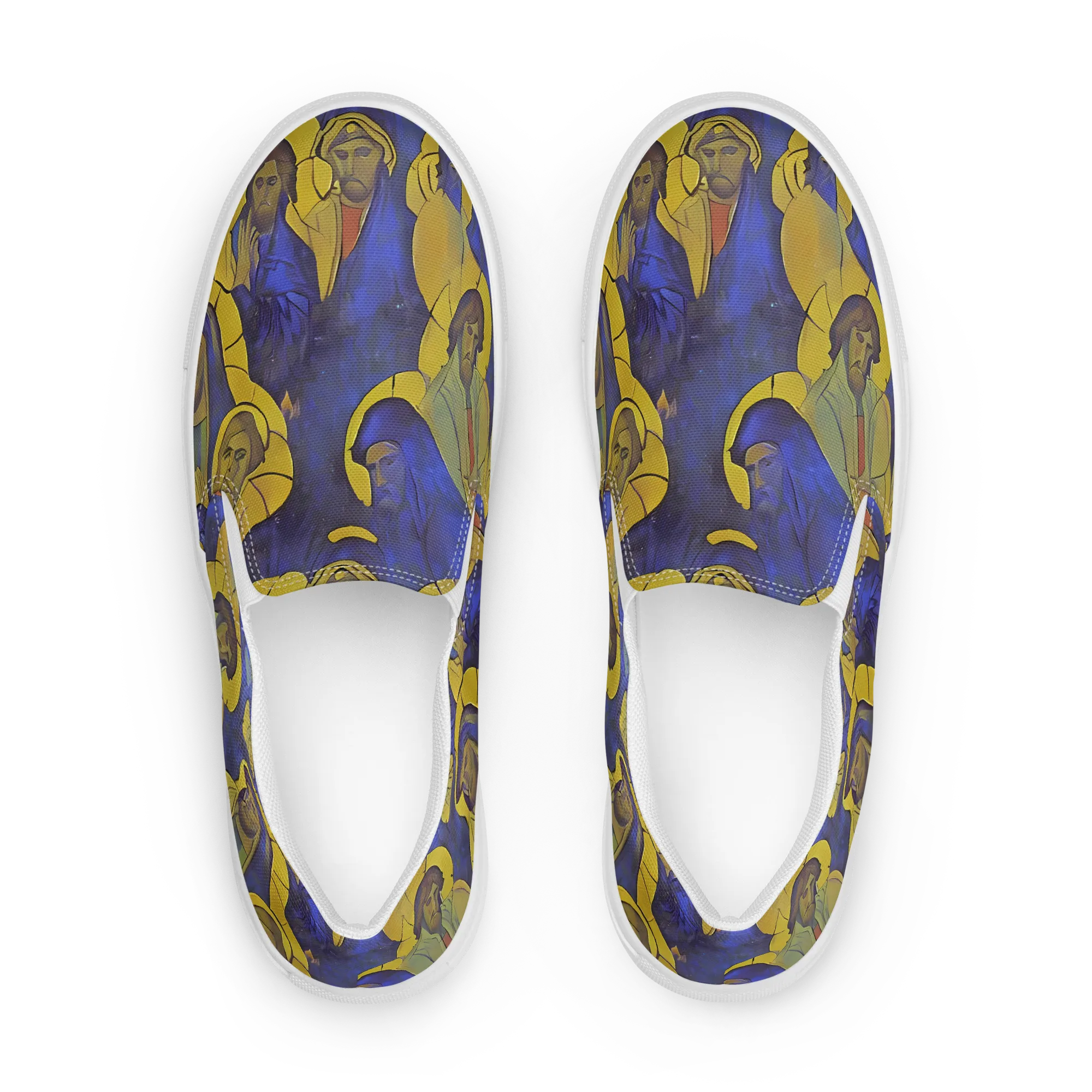 Divine Reverie on Women's Slip-On Canvas Shoes — Front