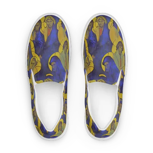 Divine Reverie on a Women's Slip-On Canvas Shoes