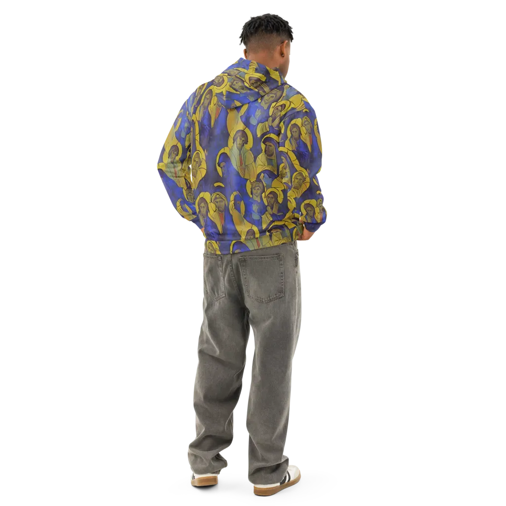 Divine Reverie on Cotton Hoodie — Back