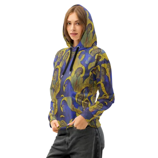 Divine Reverie on a Cotton Hoodie