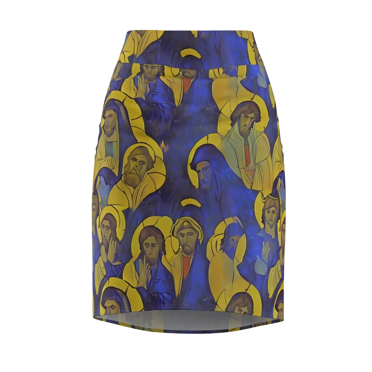 Divine Reverie on Pencil Skirt — Front